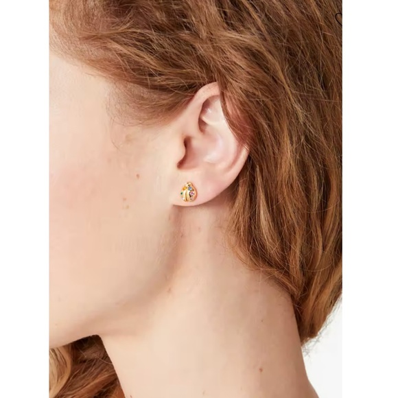 KATE SPADE • Nature Walk Ladybug Earrings - Picture 2 of 4